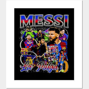 Lionel Messi La Pulga Posters and Art